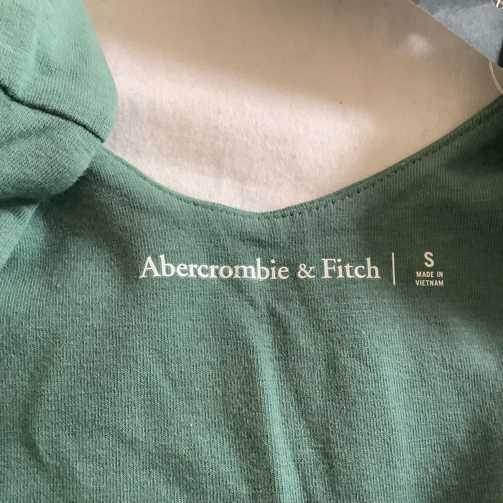 NWT new Abercrombie & Fitch Henley Seamless Tank Thong green Bodysuit Sz XS & S - Picture 13 of 13